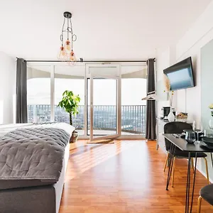 Apartment Great View I 26 Floor I Netflix And Boxspringbed, Augsburg